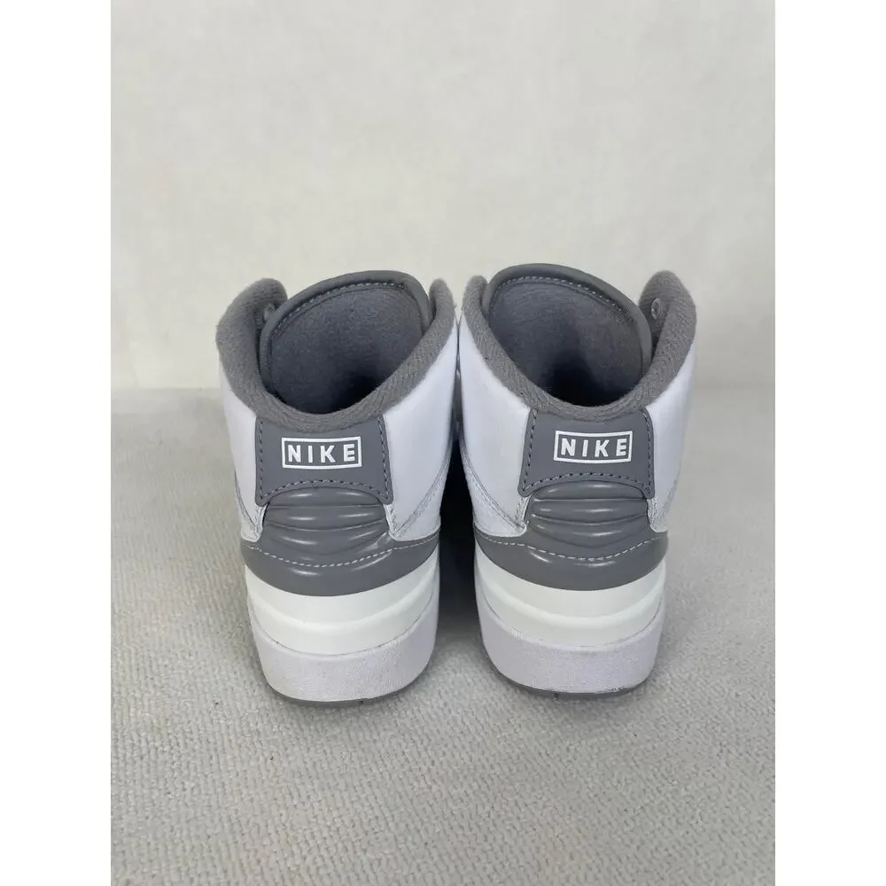 Jordan 2 Retro White Cement Grey Toddler Sneakers 12c